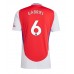 Maillot de foot Arsenal Gabriel Magalhaes #6 Domicile vêtements 2024-25 Manches Courtes